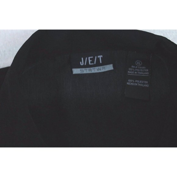J/E/T JET STRTWR Hot Chick Construction Worker Size XL Black Camp Shirt JackHamr - Picture 8 of 8